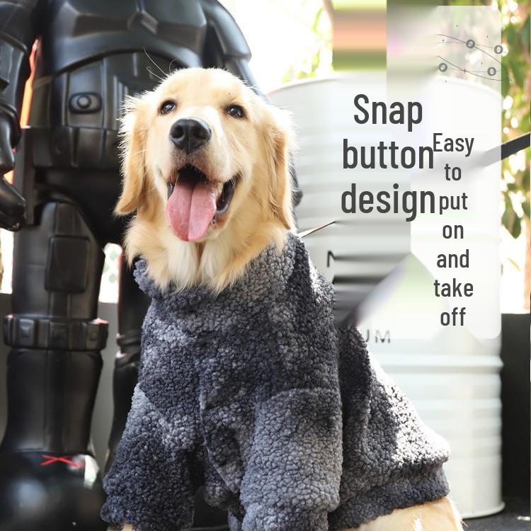 Осенне-зимняя одежда для крупных собак: Лабрадор, самоед, бордер-колли, золотистый ретривер