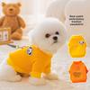Dog Cute Cartoon Small Animal Traction Sweater Autumn and Winter Warm Cat Two Feet Bear Pet Dog Clothes