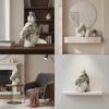 Tabletop Horse Bust Sculptural Rustic for Bookshelf