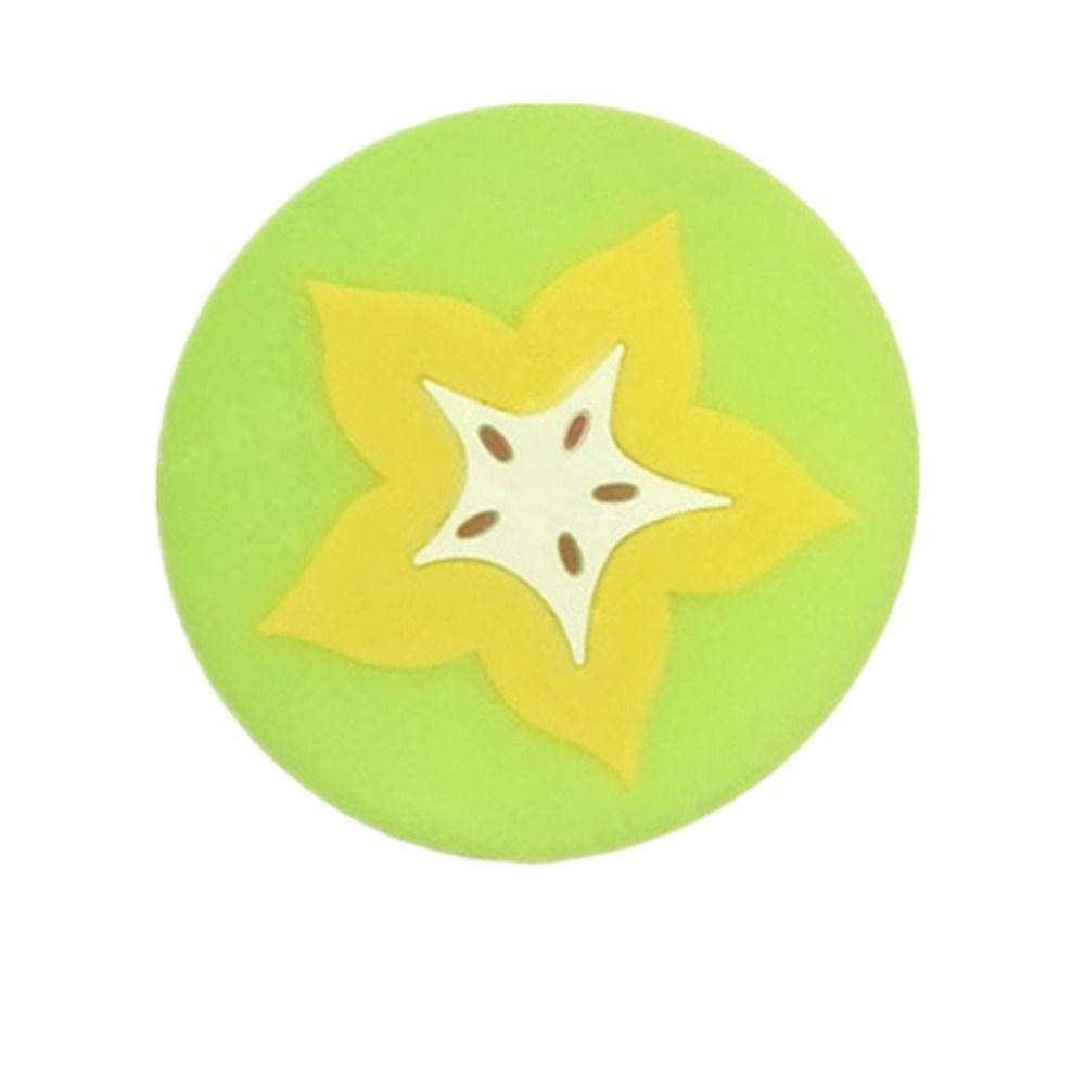 Silicone Cup Mat Non -slip Cup Insulation Pad Tableware Pad Fruit Shape Cup Coaster  Dining Table