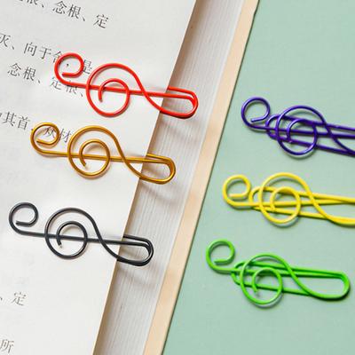 100 шт. скрепки для музыкальных нот дизайн скрипичного ключа с сильной силой зажима держатели для музыкальных страниц офисные школьные принадлежности