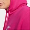 Nike Solid Color Hooded Casual Long Sleeve Sweatshirt Men Tops Raspberry-Red CZ7858-615