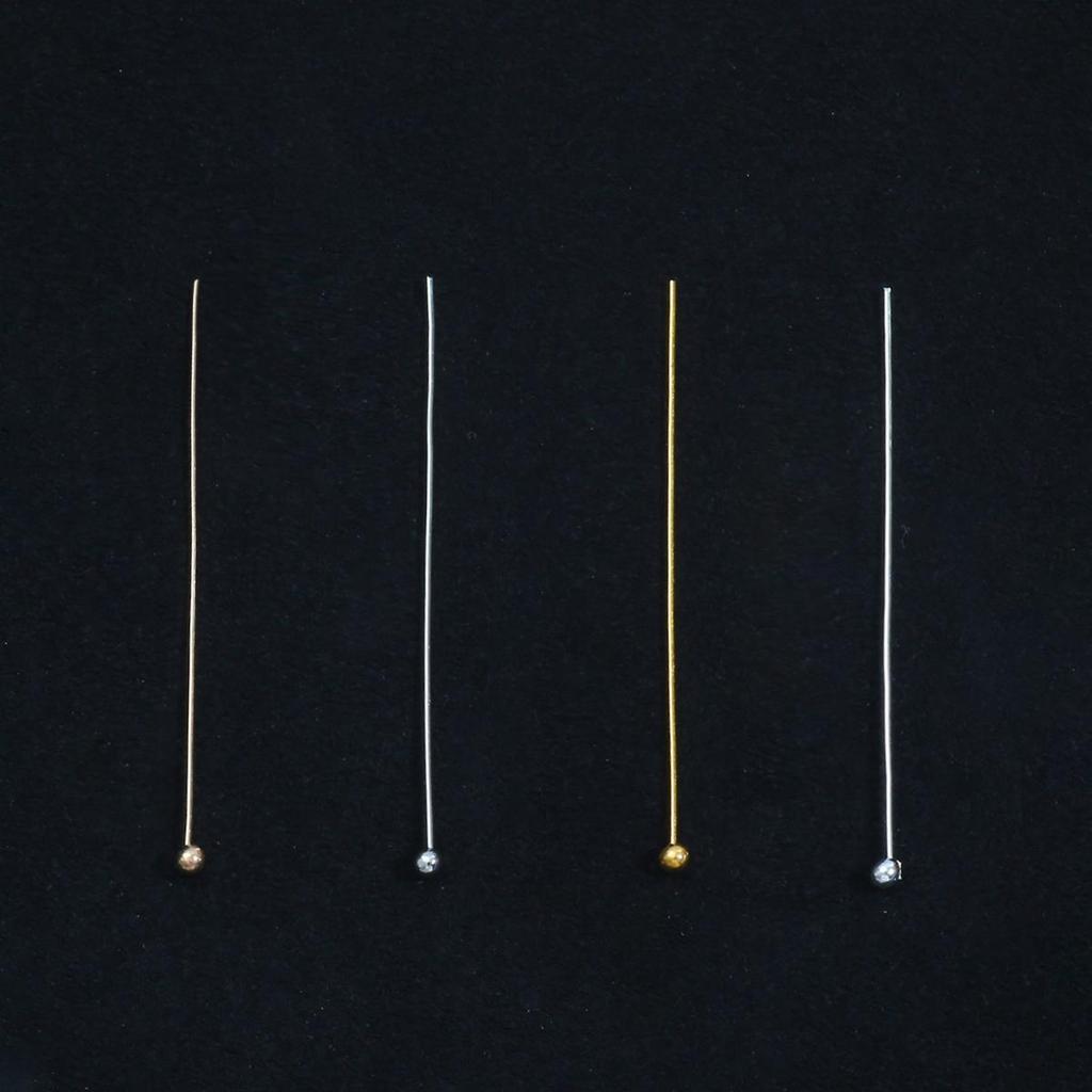 200 шт./пакет Иглы с головкой-шариком Материалы для изготовления ювелирных изделий DIY Аксессуары Ожерелье Браслет Серьги