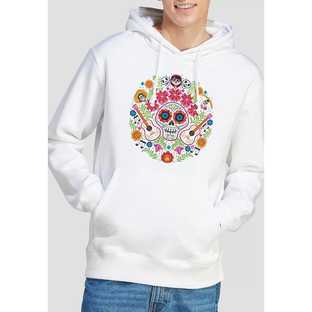 Coco Mens Day Of The Dead Ernesto Miguel Hector Patch Hoodie