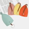 PU Leather Pull Out Keychain Pouch Solid Color Housekeepers Key Holder Casual PU Key Wallets  Gift