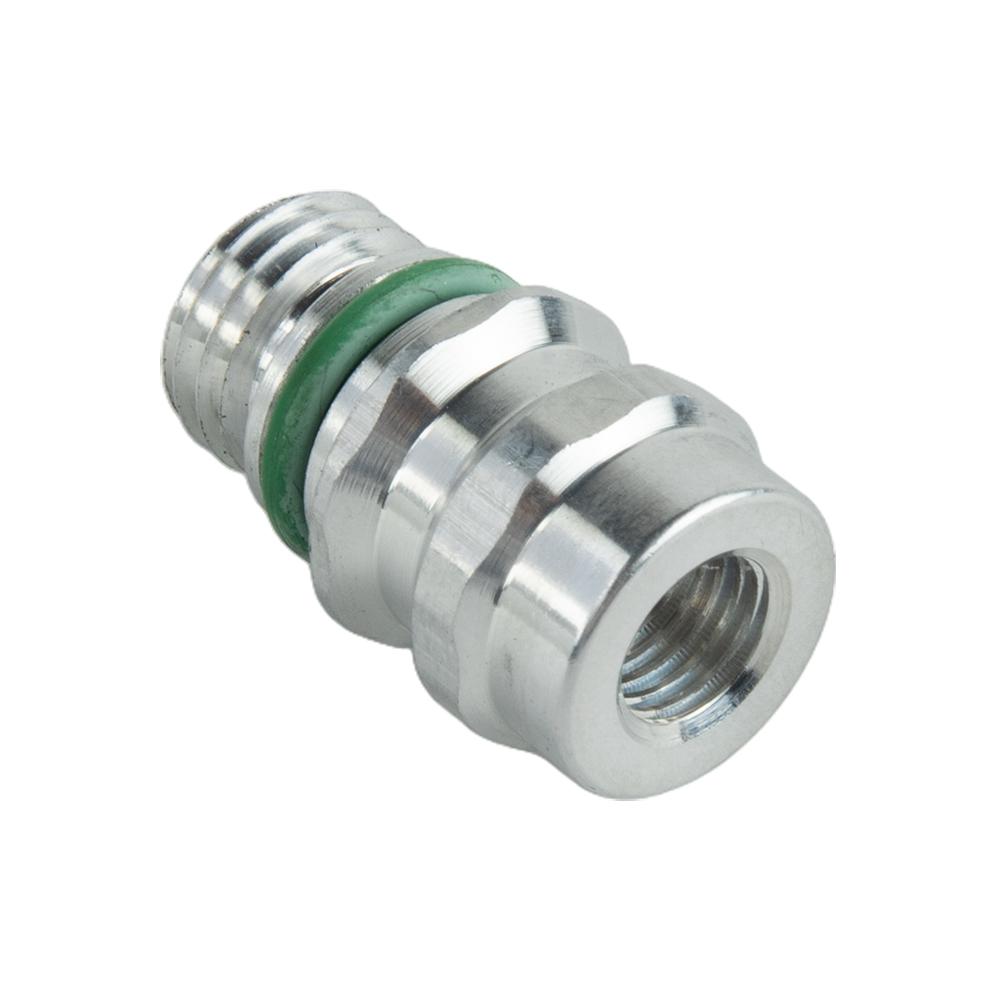 Сервисный клапан кондиционера Адаптер порта высокого давления R-134a Со сменными золотниками Деталь для подключения высокого давления кондиционера