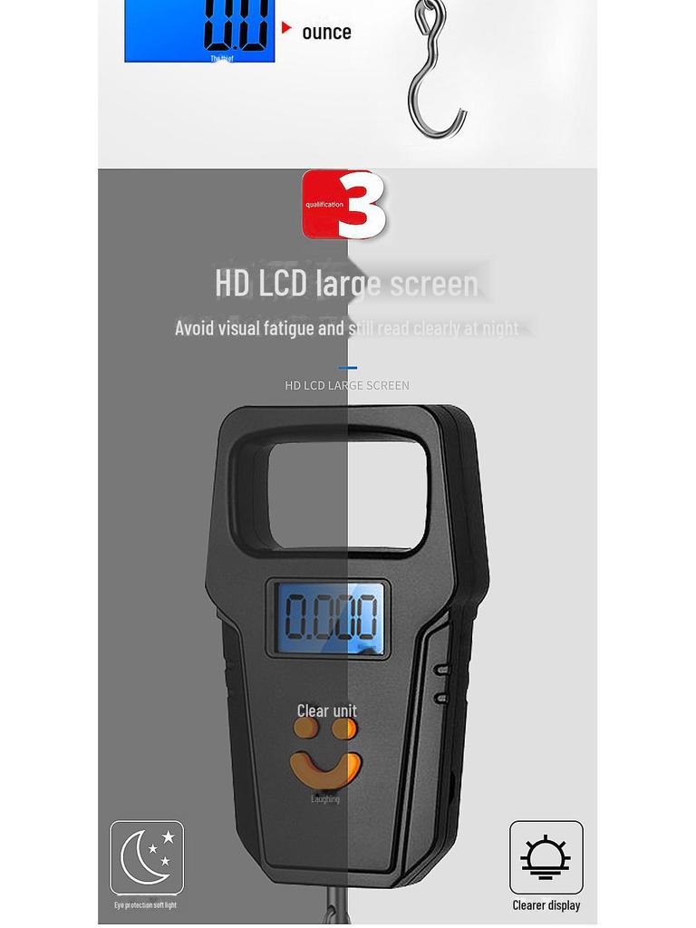 Высокоточные мини-портативные электронные весы для багажа 50 кг