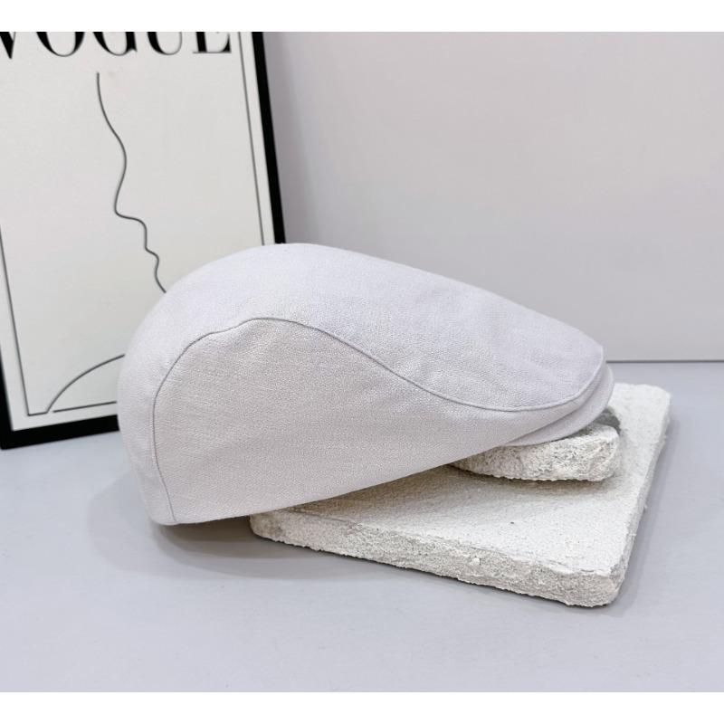 25 New Summer Breathable Ice Silk Forward Hat Retro Cap Versatile Hat Female Sunshade