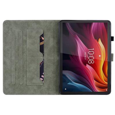 Чехлы для Lenovo Tab K11 Plus Противоскользящая обложка для планшета из ПУ кожи с тигровым принтом