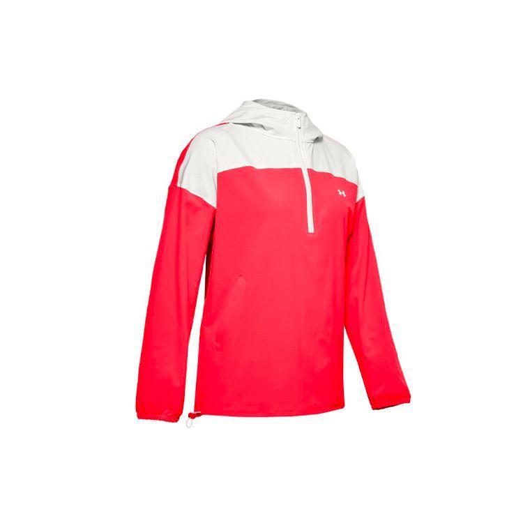 Under Armour Recove Повседневная тренировочная куртка с капюшоном в стиле колор-блок Женские куртки Красный 1351932-628