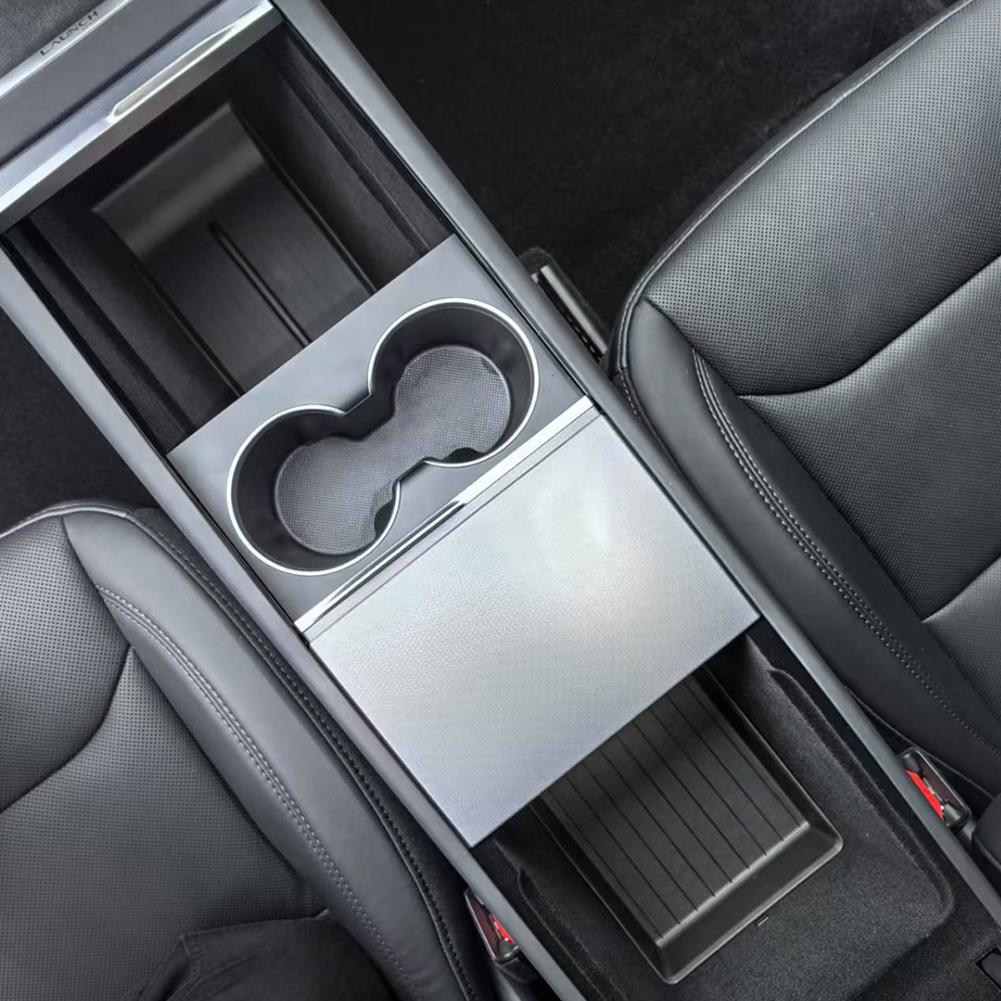 Для Tesla New Juniper 2025 Аксессуары для интерьера Бокс Держатель для карт Подлокотник Центральный лоток Bot X7K4