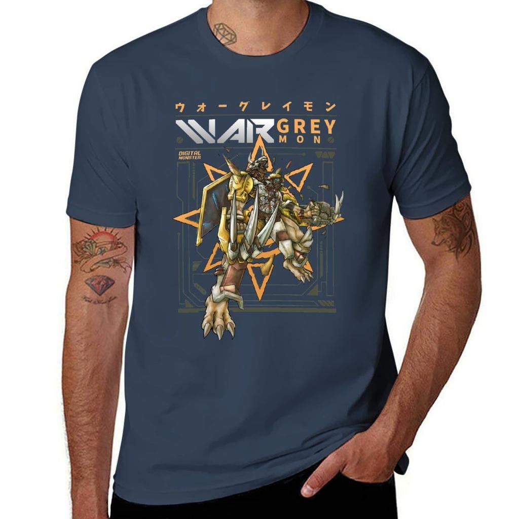 Wargreymon T-Shirt t shirt man casual man t shirt cotton printed t shirts for man T-Shirt