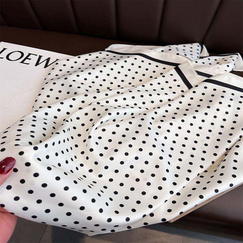 Spring Dot Print Silk Scarf New Design Women Shawl Fashion Women's Scarf Headkerchief