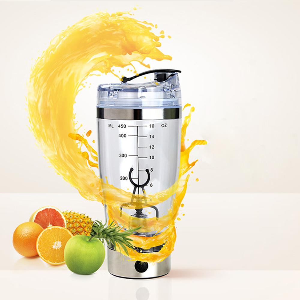 Электрический шейкер для протеина, USB перезаряжаемая чашка для смешивания, спортивная бутылка без бисфенола А для домашнего офиса