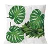 Good-4Pcs Plant Cushion Cover Tropic Tree Green Throw Pillow Cover Palm Leaf Decorative Pillows Flower Cushion Cover 45X45cm