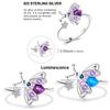 Original 925 Sterling Silver Bow Sun Moon Stars Open Rings Regardless of Size for Women Girls Jewelry Birthday Anniversary Gifts