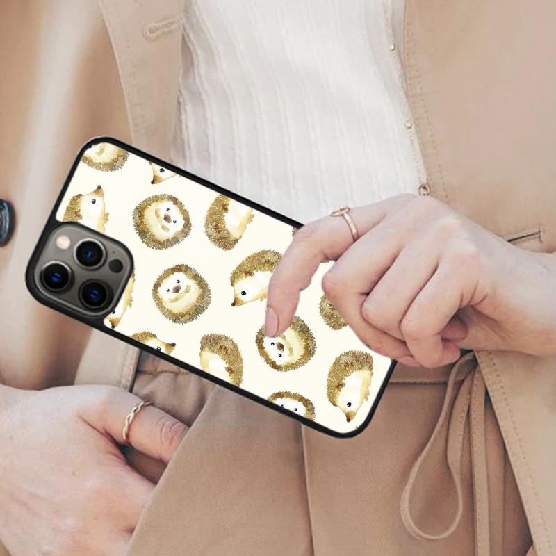 Магнитный чехол для телефона с ежиком Для APPLE iPhone 17 Air 16 14 13 12 Pro Max 15 Plus Беспроводная зарядка С чехлом MagSafe