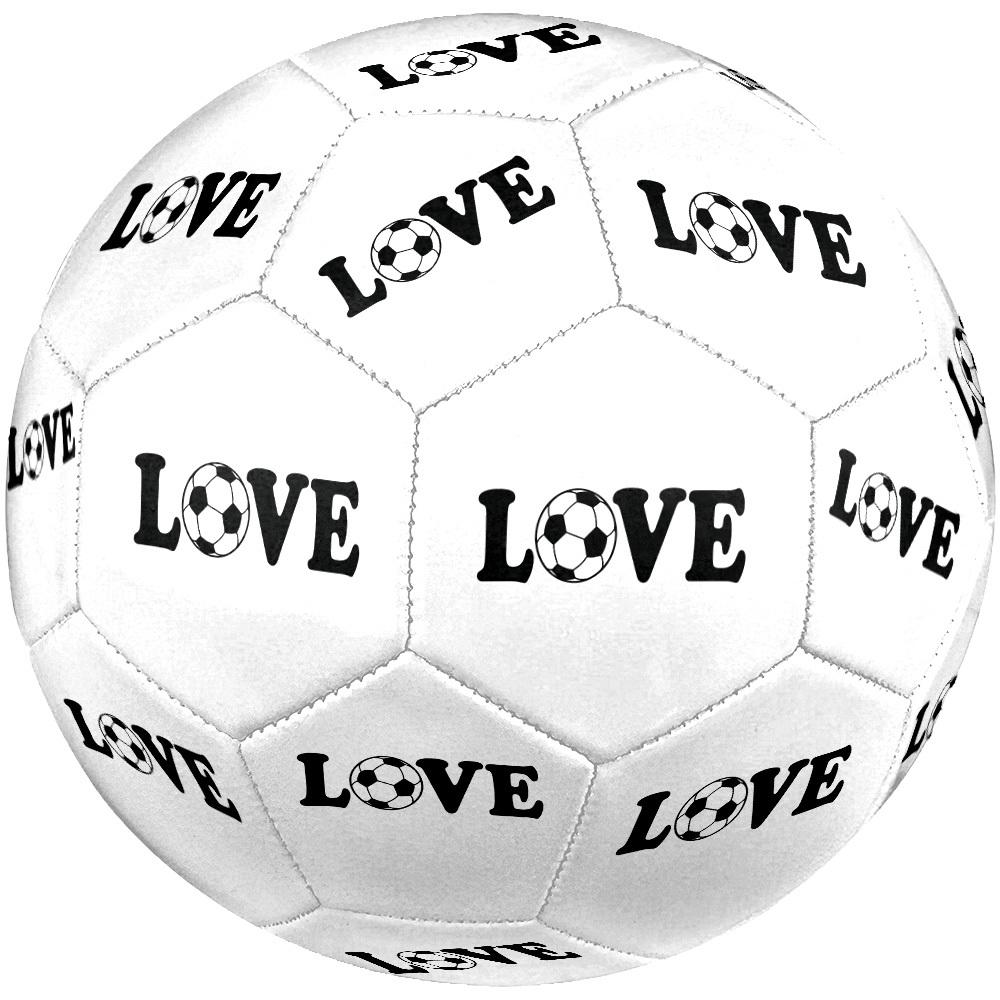 Love Soccer Size 5 Football Machine Sewn Indooroutdoor Universal Football Soccer Accessory Ideal For Home Decor Birthday Anniversary Christmas