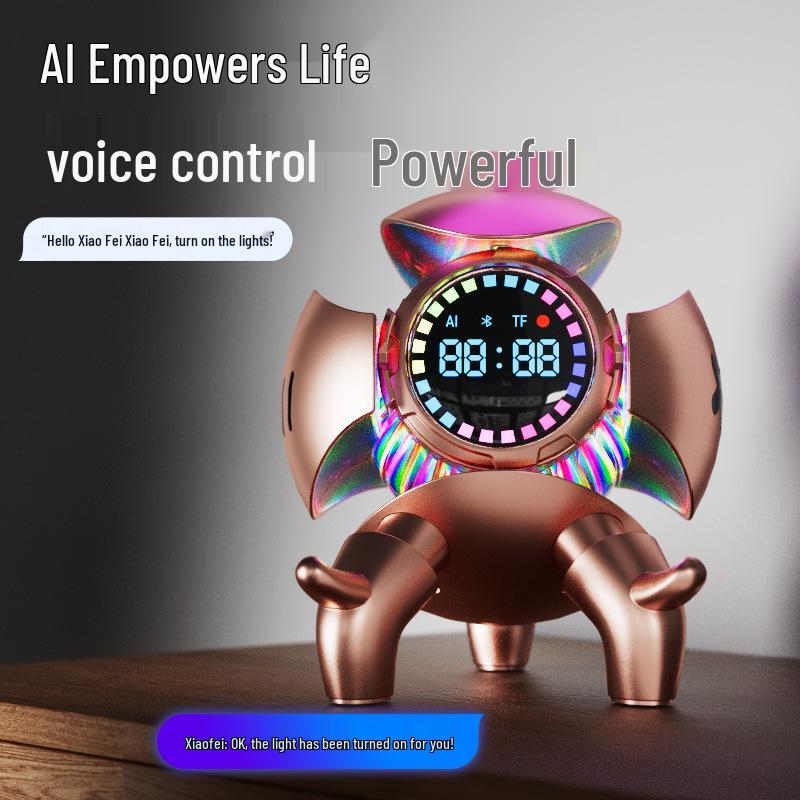 Умная колонка Deepseek AI: Bluetooth-будильник и WiFi-украшение в виде мехового монстра