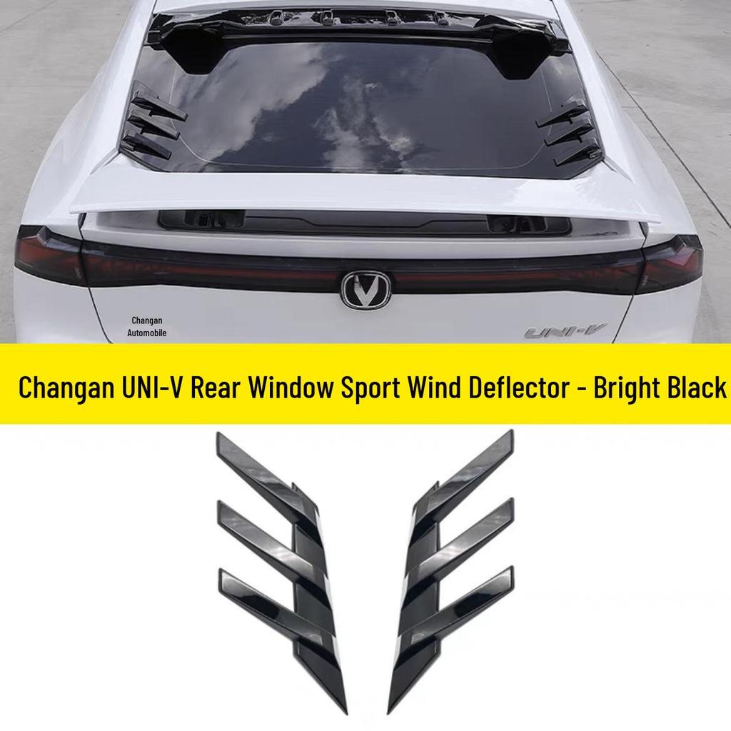 Compatible with 2022-2025 Changan UNIV/IDD rear window wind blades, roof spoilers, and air deflectors.