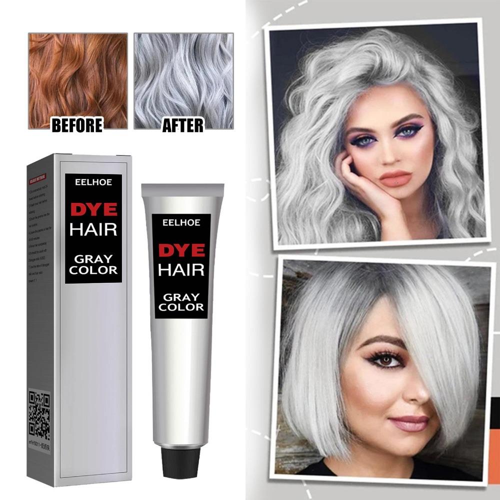 100ML Silver-gray Hair Cream, Trendy and Easy To Color, Hair Care, Long-lasting, Gentle and Does Not Damage Hair