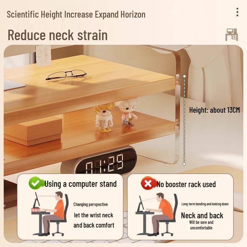 Computer Monitor Riser Stand