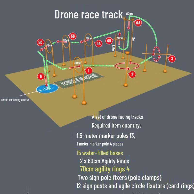 Drone Training Obstacle Course Kit