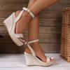 Sandals Women's Summer New Roman Style Wedge Heels Platform ShoesHigh-heeled Breathable
