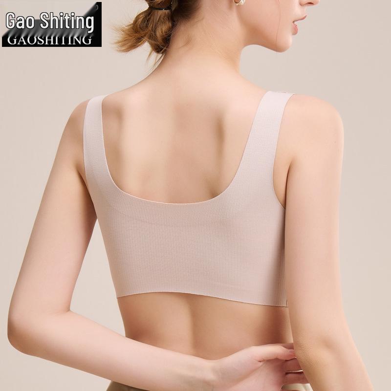 Фланелевый теплый беспроводной бюстгальтер жилетного типа: Бесшовный, Предотвращающий провисание, Идеально подходит для маленькой груди