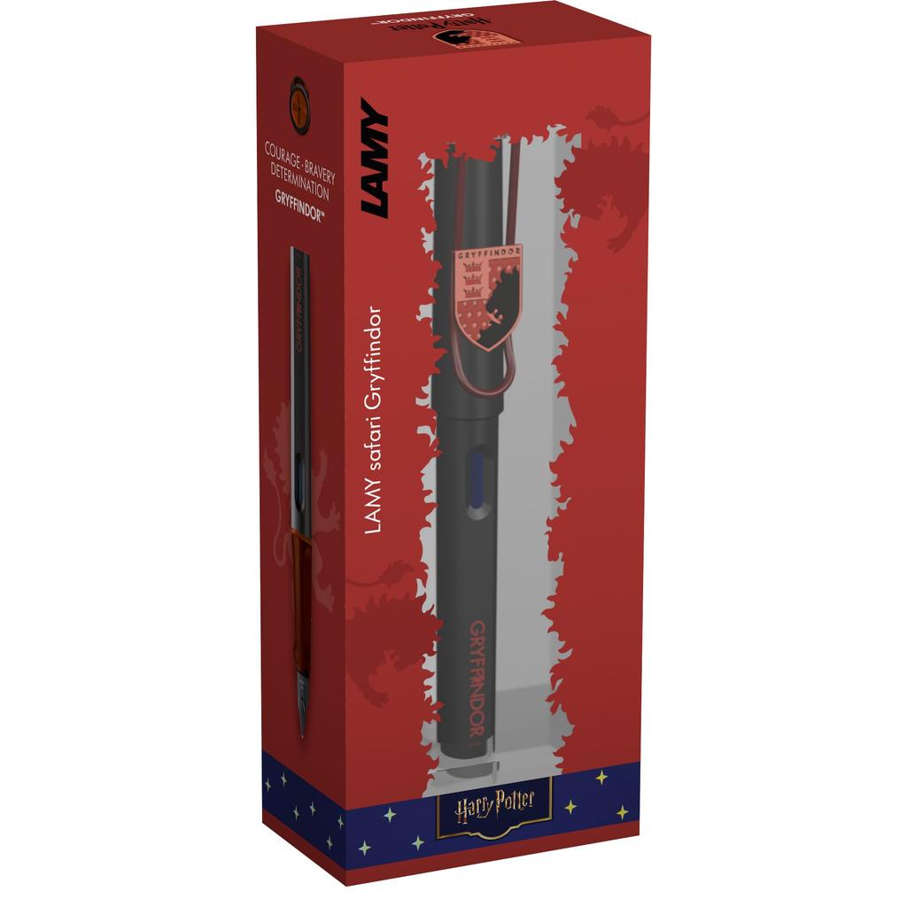 Fountain Pen LAMY Extra Fine Nib Gryffindor Edition T10 Blue Ink Cartridge Right Handed
