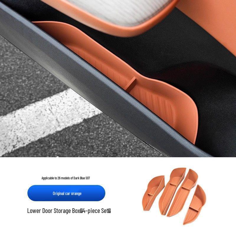 Compatible with 26 Models: Deep Blue S07 Car Door Storage Box & Center Console Decoration Accessories