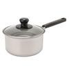 Maruyama Giken Regula Saucepan, 16cm, 1.8L, with Glass Lid, ES-714, Stainless Steel, Induction and Gas Stove Compatible, Made In Japan, Tsubame-Sanjo