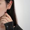 Модные Цветные Цирконы Серебро 925 Пробы Простые Кольца Серьги