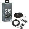 Проводные наушники Shure SE215 Полупрозрачные черные Высокая шумоизоляция Игровые внутриканальные мониторы Кабель MMCX 162 см