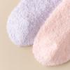 Осень Зима Нескользящие Коралловые Напольные Носки Ковер Домашние Тапочки Для Сна Комнатные Короткие Носки Женские Толстые Теплые Носки