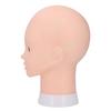 Лысая голова манекена из ПВХ, реалистичная кожа, практическая кукольная голова для практического массажа, шапка, очки, ди