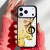 Чехол для телефона с нотами пианино для iPhone 17 Air 16e 15 14 13 Pro Max Задняя крышка для 12 11 Pro Coque