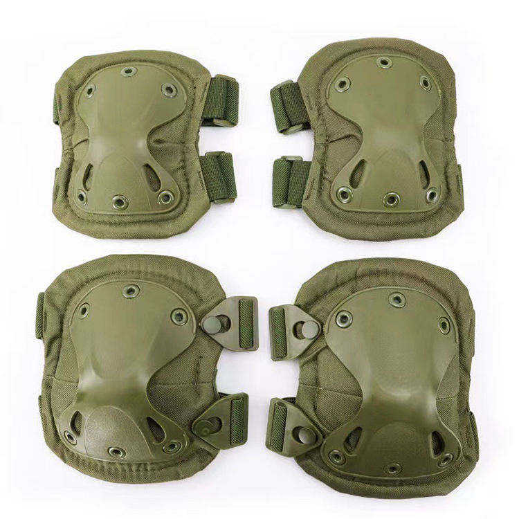 2024 Custom Logo Camouflage Tactical Sport Knee Pad Sets Protective Training Gear for Elbow & Knee