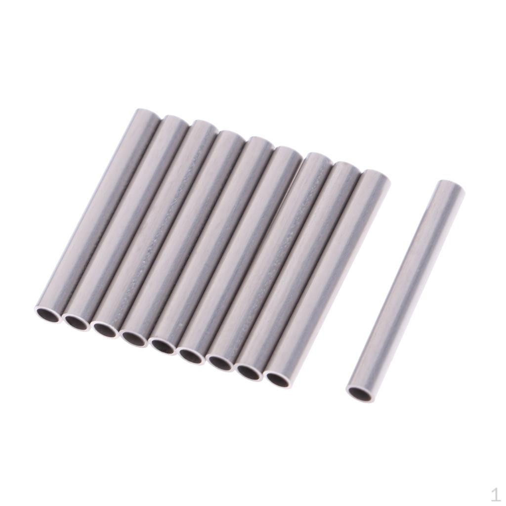 10 Pieces Stainless Steel Tubes Watch Band Strap Tube Accessory