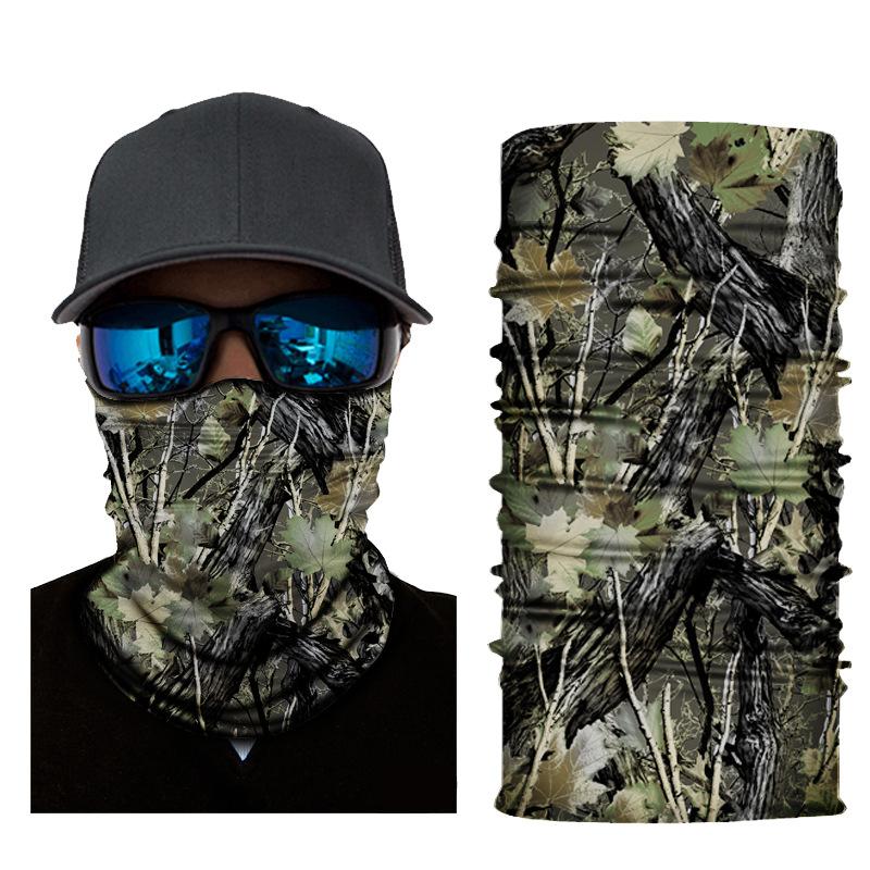 Ветрозащитный солнцезащитный шарф для пешего туризма, спортивная езда, быстросохнущая бандана с пейзажным узором, гетры для лица и шеи, бесшовная бандана с волшебным 3D пейзажем