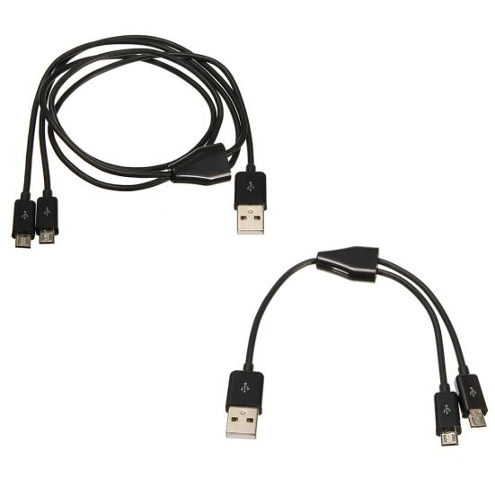 USB 2 Папа USB 2 Папа к Микро 1 к 2 Y-разветвитель