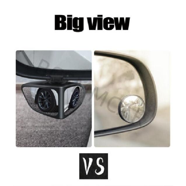 Car Co-pilot Driving Blind Spot Mirror Convex Exterior Rear View Parking Mirror