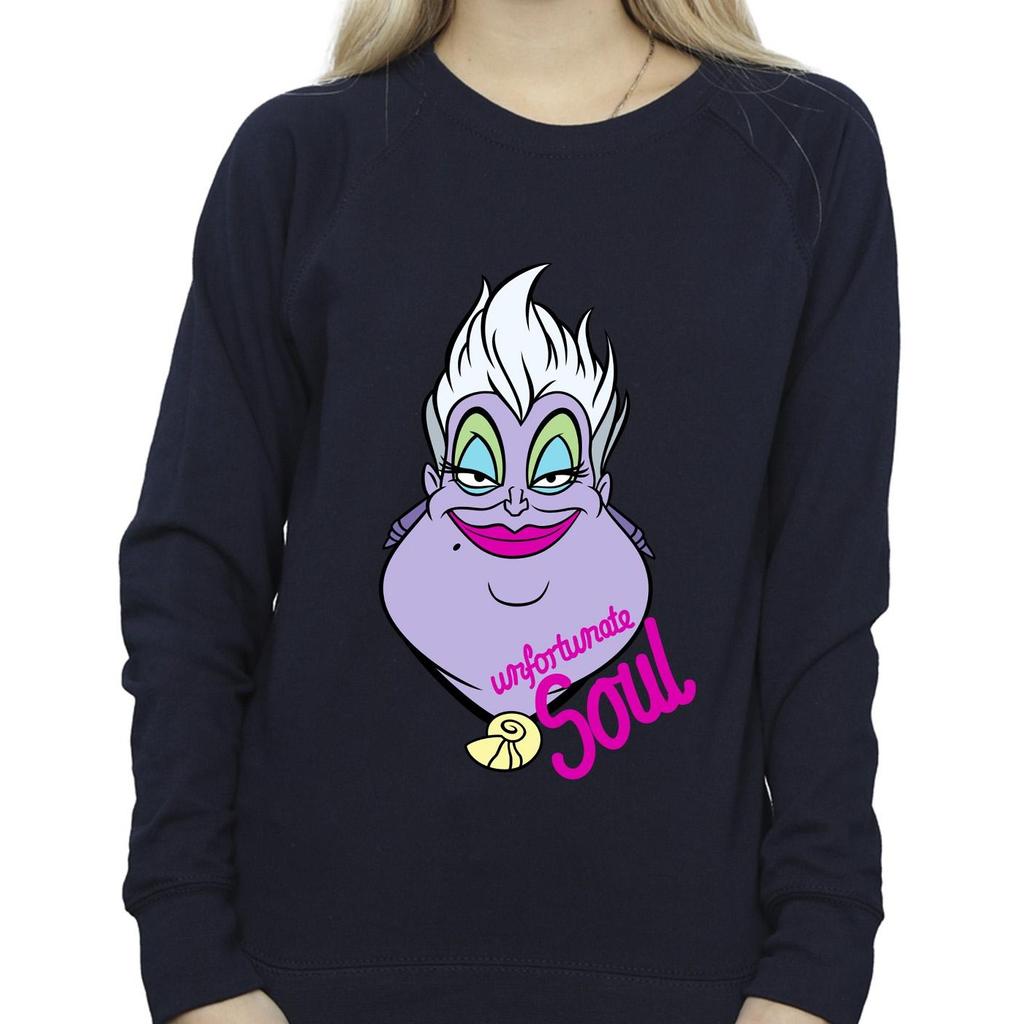 Disney Womens/Ladies Villains Ursula Unfortunate Soul Sweatshirt