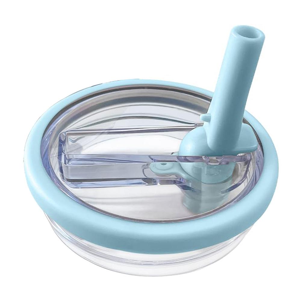 40 Oz Replaceable Tumbler Flip Straw Lid for Stanley Cup,Reusable Tumbler Cover, Spill Proof Splash Resistant Tumbler Lids