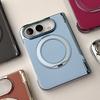 360° Rotating Stand Leather Phone Case For Apple Iphone 18 Ultra Magnetic Holder Phone Cover For Magsafe Bracket Fold Shell