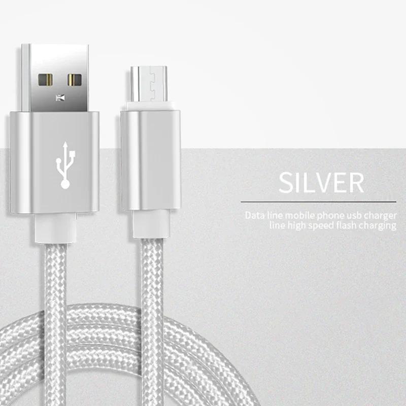 1M 2A USB-кабель для быстрой зарядки iPhone13 14 15 Micro Type C, безопасный и прочный кабель для зарядки, аксессуары для телефонов Xiaomi