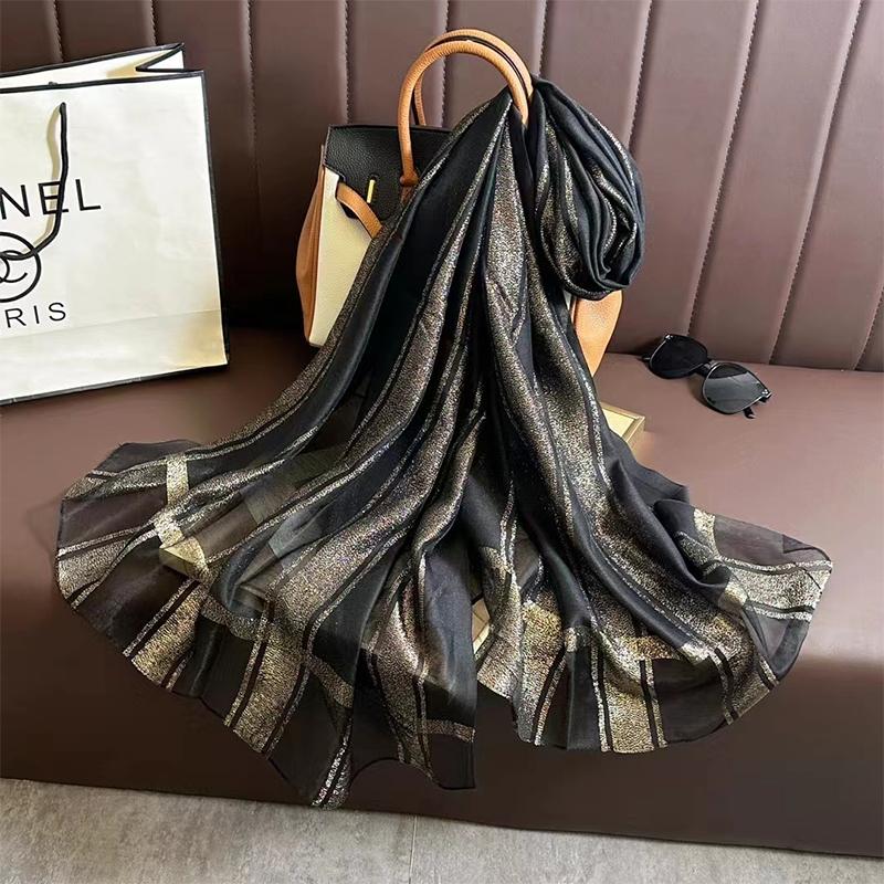 Роскошный шелковый шарф женский зимний теплый платок-накидка женский платок хиджаб шарфы сплошной женский тонкий пашминовый бандана повязка на голову