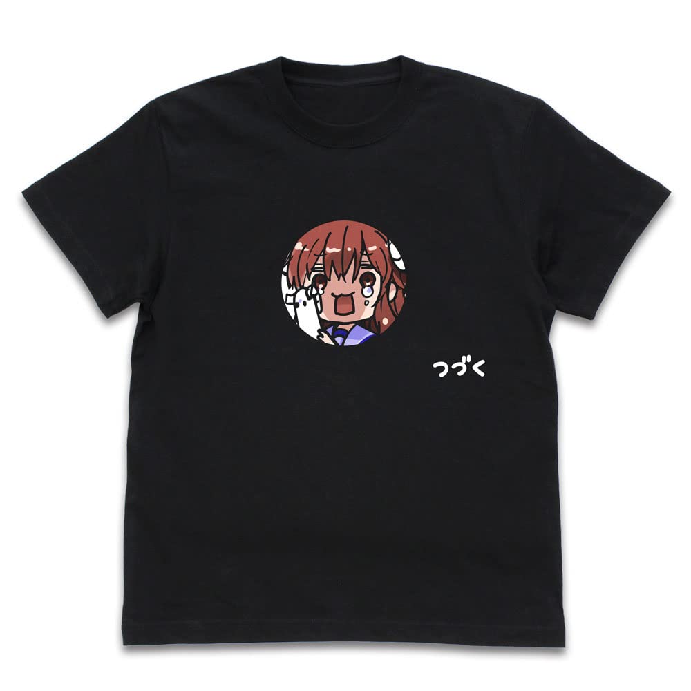 Cospa Machikadomazoku Shadow Mistress Continued BLACK L Size Yuko's T-shirt - Men's Summer Cotton Graphic Tee
