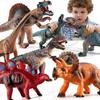 Большие игрушки-динозавры для детей 3-5 лет, 7 реалистичных мягких фигурок динозавров, большие игрушки-динозавры для детей 5-7 лет, сувениры для динозавр-вечеринки
