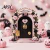 Halloween Party Table Centerpiece Cute Ghost/Mouse Door Ornaments, Miniature Decoration, Double Decorative Corner Sign Layer Arch Wall Decor